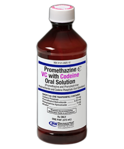 Codeine (500 mL bottle, 10 mg / 5 mL codeine syrup)