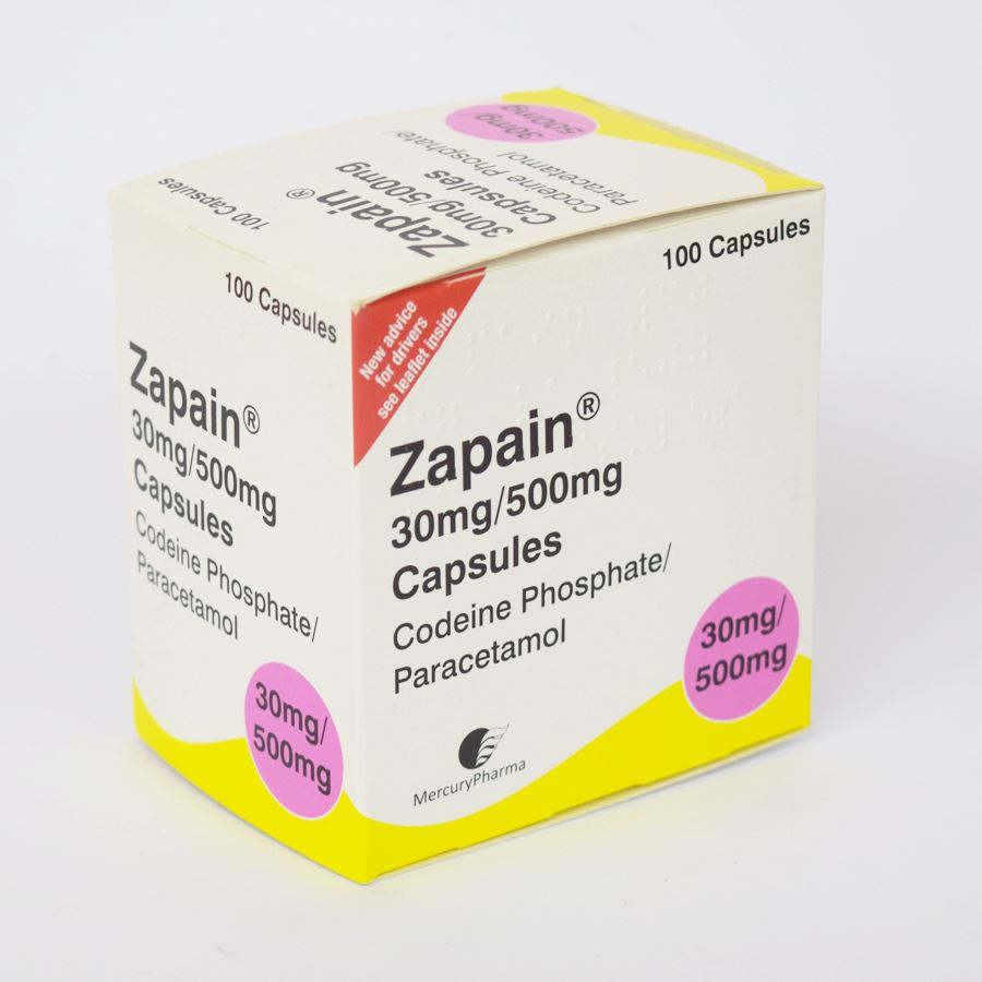 Zapain (30 mg/500 mg Capsule) 200 capsules